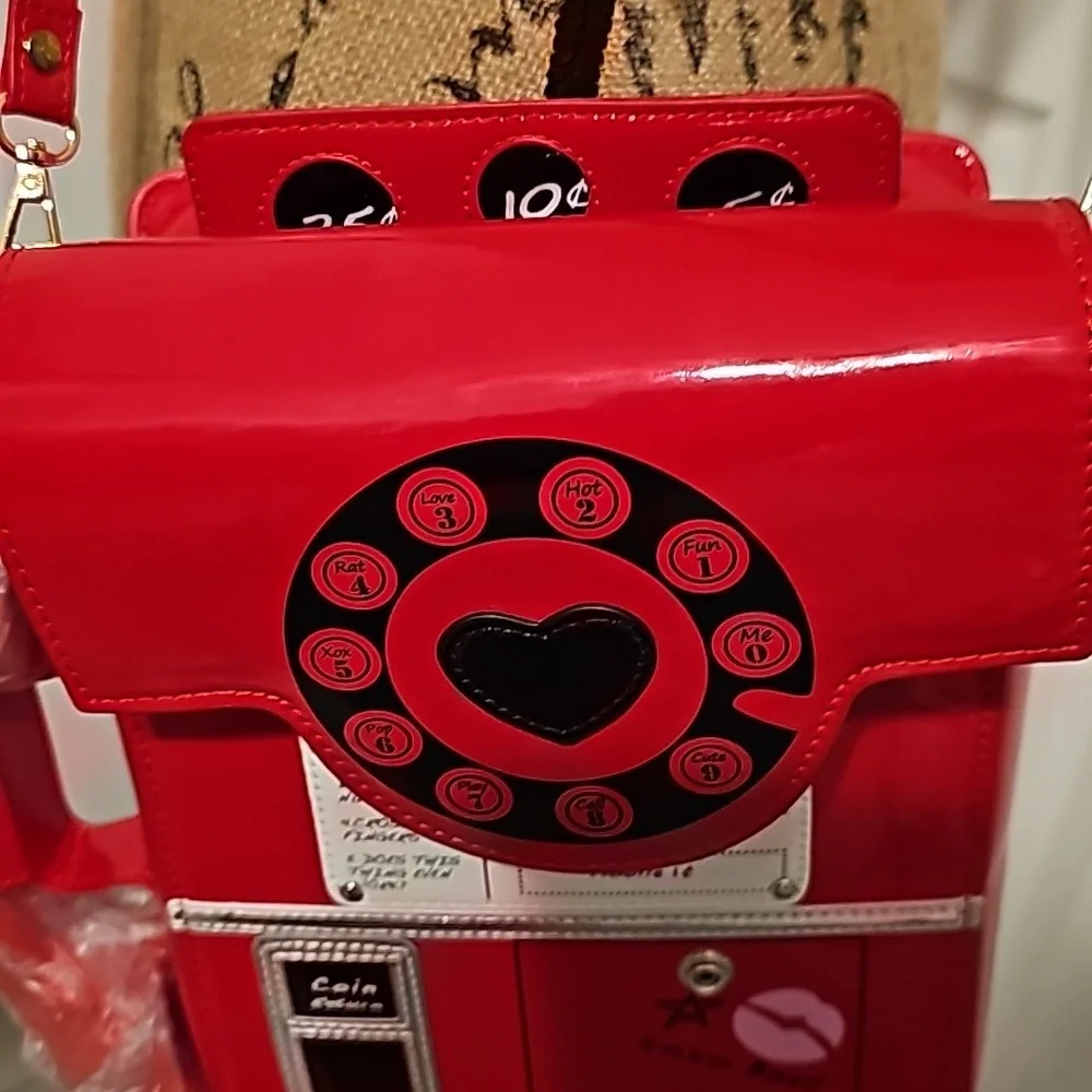 SPEND $100 IN LIVE SHOW WIN THIS New cross body pay phone purse works with cell - Picture 2 of 5